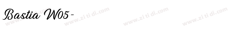 Bastia W05字体转换